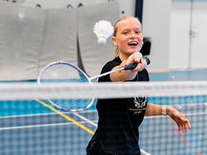 Badmintonlinjen på Rønde Efterskole